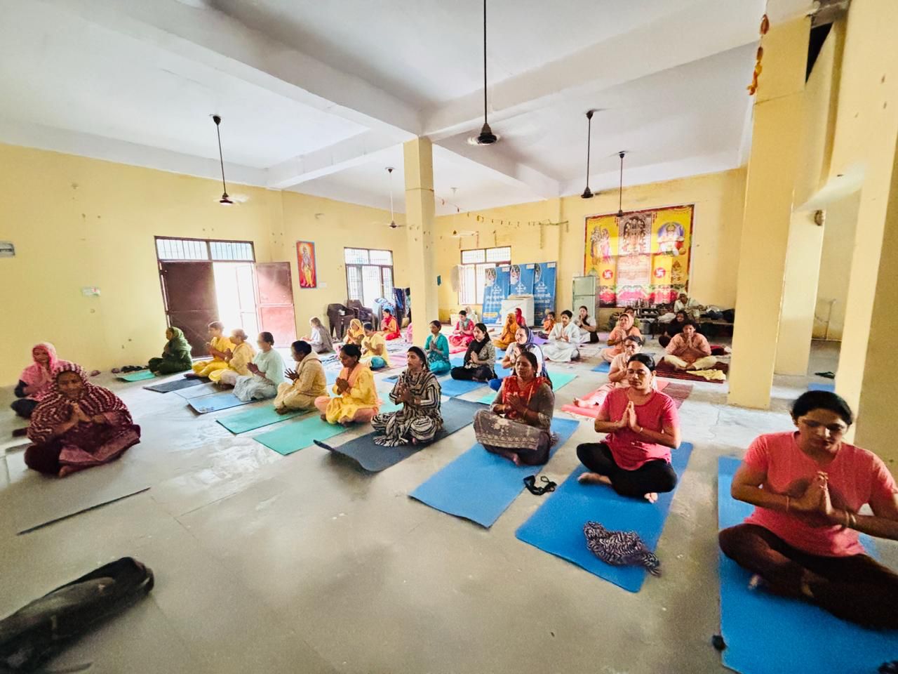 Along with physical health, mental health also remains healthy through yoga postures - SDM Amit Gupta